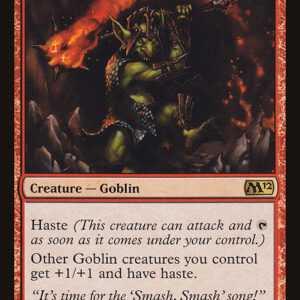 Magic 2012 - 138 - Goblin Chieftain - Rare - R - Non-foil (Front)