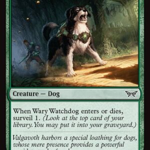 Duskmourn: House of Horror - 206 - Wary Watchdog - Common - G - Non-foil (Front)
