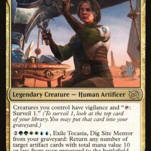 The Brothers' War Promos - 224p - Tocasia, Dig Site Mentor - Rare - Multi - Foil - Promo (Front)