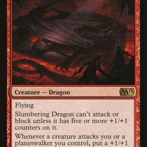 Magic 2013 - 148 - Slumbering Dragon - Rare - R - Non-foil (Front)