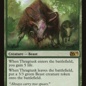 Magic 2013 - 193 - Thragtusk - Rare - G - Non-foil (Front)