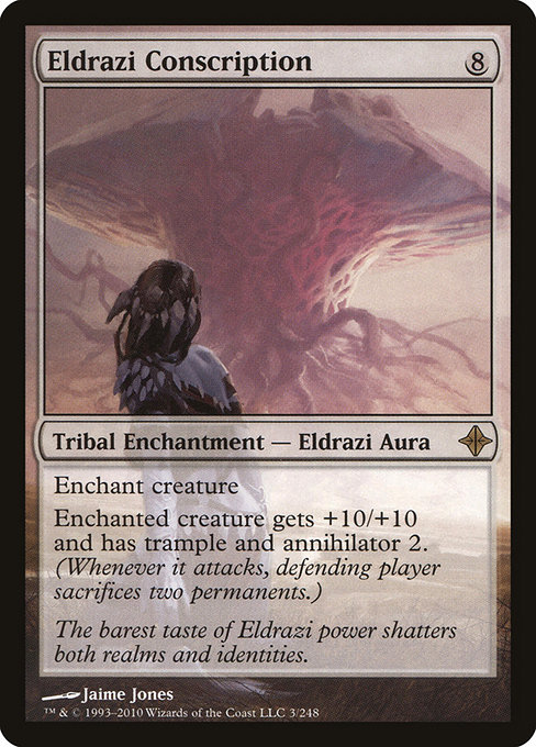 Rise of the Eldrazi - 3 - Eldrazi Conscription - Rare - C - Non-foil (Front)