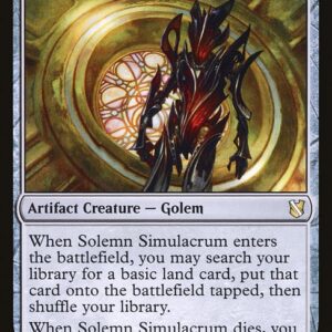 Commander 2019 - 222 - Solemn Simulacrum - Rare - C - Non-foil (Front)