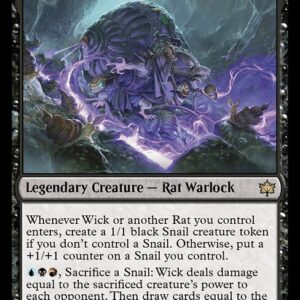 Bloomburrow - 120 - Wick, the Whorled Mind - Rare - B - Foil (Front)