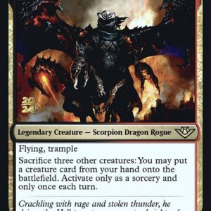 Outlaws of Thunder Junction Promos - 189s - Akul the Unrepentant - Rare - BR - Foil - Datestamped Promo (Front)