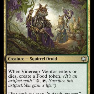 Bloomburrow - 238 - Vinereap Mentor - Uncommon - BG - Foil (Front)