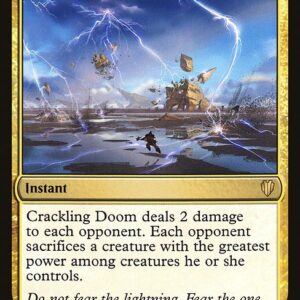 Commander 2017 - 167 - Crackling Doom - Rare - Multi - Non-foil (Front)
