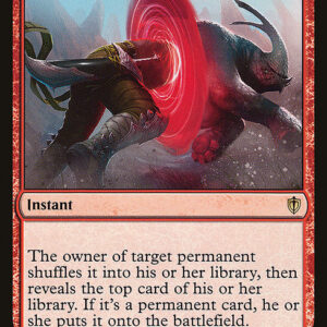 Commander 2016 - 122 - Chaos Warp - Rare - R - Non-foil (Front)