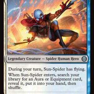 Marvel's Spider-Man - 154 - Sun-Spider, Nimble Webber - Uncommon - WU - Non-foil (Front)