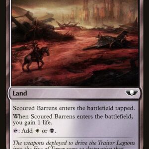 Warhammer 40,000 Commander - 293 - Scoured Barrens - Common - C - Non-foil (Front)