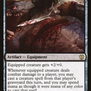 Zendikar Rising Commander - 5 - Whispersteel Dagger - Rare - B - Non-foil (Front)