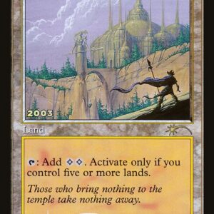 30th Anniversary Play Promos - 11 - Temple of the False God - Rare - C - Foil - Datestamped Promo (Front)