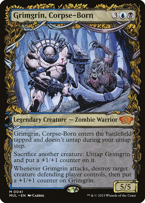 Multiverse Legends - 41 - Grimgrin, Corpse-Born - Mythic - UB - Non-foil (Front)