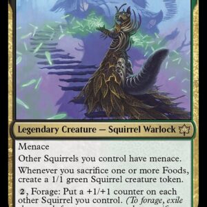 Bloomburrow - 207 - Camellia, the Seedmiser - Rare - BG - Non-foil (Front)