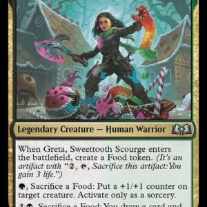Wilds of Eldraine - 205 - Greta, Sweettooth Scourge - Uncommon - BG - Non-foil (Front)