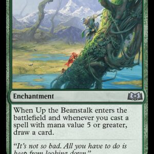 Wilds of Eldraine - 195 - Up the Beanstalk - Uncommon - G - Non-foil (Front)
