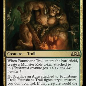 Wilds of Eldraine - 203 - Faunsbane Troll - Rare - BG - Non-foil (Front)