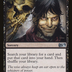 Magic 2012 - 92 - Diabolic Tutor - Uncommon - B - Non-foil (Front)