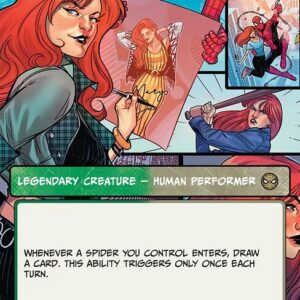 Marvel's Spider-Man - 229 - Mary Jane Watson - Rare - WG - Non-foil - Promo (Front)