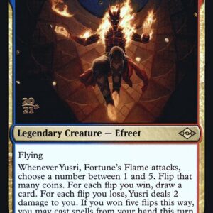 Modern Horizons 2 Promos - 218s - Yusri, Fortune's Flame - Rare - UR - Foil - Datestamped Promo (Front)