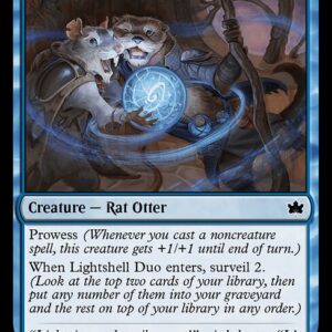 Bloomburrow - 56 - Lightshell Duo - Common - U - Foil (Front)