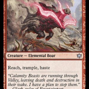 Bloomburrow - 146 - Quaketusk Boar - Uncommon - R - Foil (Front)
