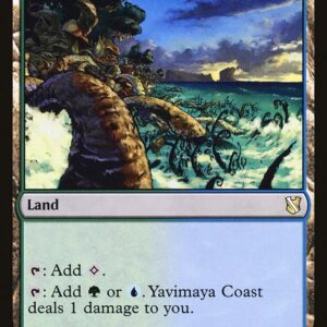 Commander 2019 - 287 - Yavimaya Coast - Rare - C - Non-foil (Front)
