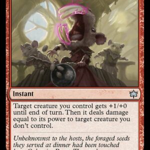 Bloomburrow - 147 - Rabid Gnaw - Uncommon - R - Foil (Front)