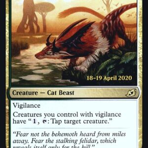 Ikoria: Lair of Behemoths Promos - 186s - Frondland Felidar - Rare - WG - Foil - Datestamped Promo (Front)