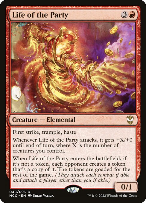 New Capenna Commander - 48 - Life of the Party - Rare - R - Non-foil (Front)