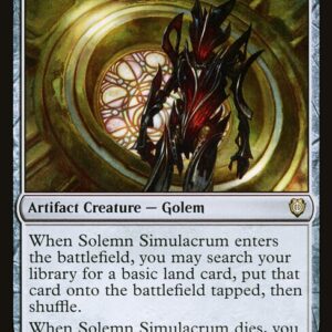 Phyrexia: All Will Be One Commander - 141 - Solemn Simulacrum - Rare - C - Non-foil (Front)