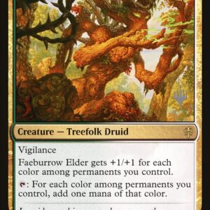 Throne of Eldraine Promos - 190p - Faeburrow Elder - Rare - WG - Non-foil - Promo (Front)