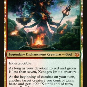 Born of the Gods - 156 - Xenagos, God of Revels - Mythic - RG - Non-foil (Front)