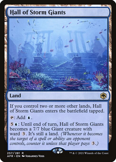 Adventures in the Forgotten Realms Promos - 257p - Hall of Storm Giants - Rare - C - Non-foil - Promo (Front)