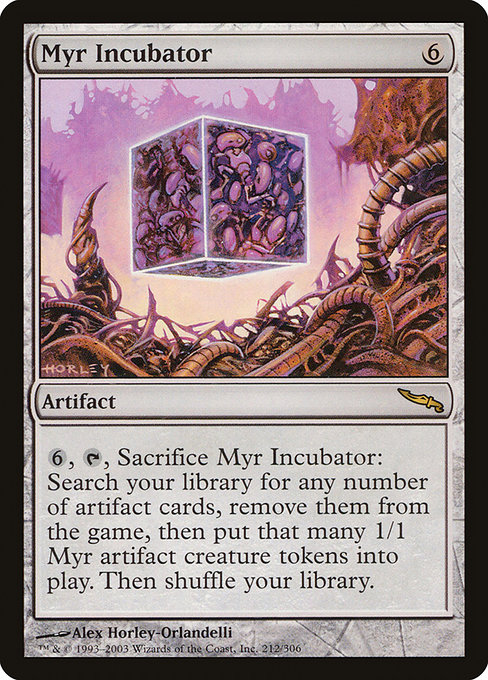 Mirrodin - 212 - Myr Incubator - Rare - C - Non-foil (Front)