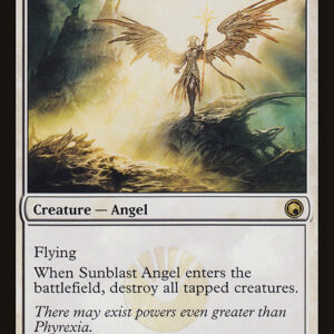 Scars of Mirrodin - 22 - Sunblast Angel - Rare - W - Non-foil (Front)