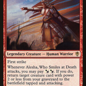 Commander 2016 - 119 - Alesha, Who Smiles at Death - Rare - R - Non-foil (Front)