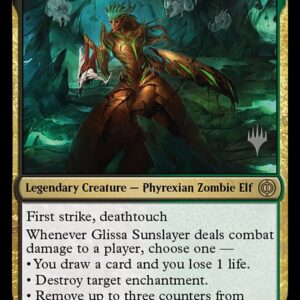 Phyrexia: All Will Be One Promos - 202p - Glissa Sunslayer - Rare - BG - Foil - Promo (Front)