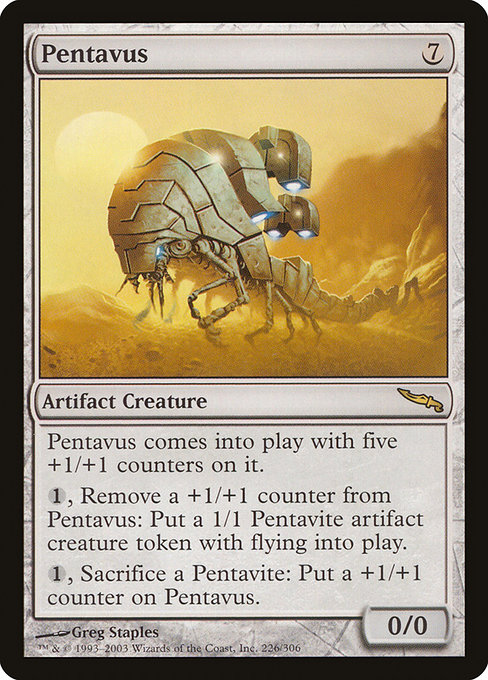 Mirrodin - 226 - Pentavus - Rare - C - Non-foil (Front)