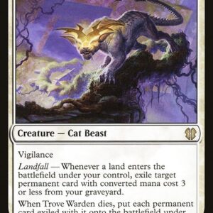 Zendikar Rising Commander - 3 - Trove Warden - Rare - W - Non-foil (Front)