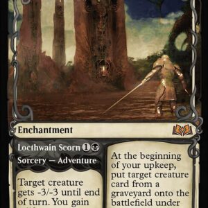 Wilds of Eldraine - 281 - Virtue of Persistence // Locthwain Scorn - Mythic - B - Non-foil (Front)