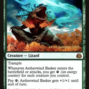 Aether Revolt Promos - 104s - Aetherwind Basker - Mythic - G - Foil - Datestamped Promo (Front)