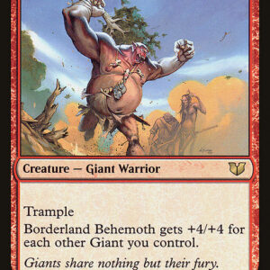 Commander 2015 - 142 - Borderland Behemoth - Rare - R - Non-foil (Front)