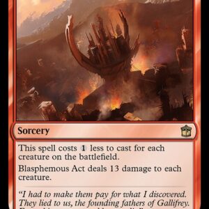 Doctor Who - 224 - Blasphemous Act - Rare - R - Foil (Front)