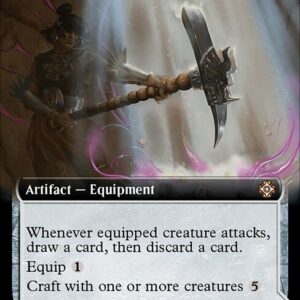 The Lost Caverns of Ixalan Commander - 36 - Paleontologist's Pick-Axe // Dinosaur Headdress - Mythic - C - Non-foil - Promo (Front)