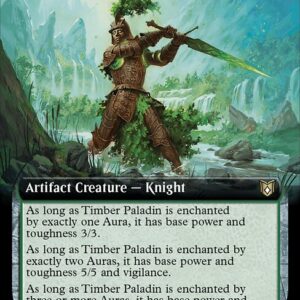 Wilds of Eldraine Commander - 56 - Timber Paladin - Rare - G - Non-foil (Front)