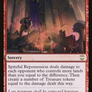 New Capenna Commander - 90 - Spiteful Repossession - Rare - R - Non-foil (Front)