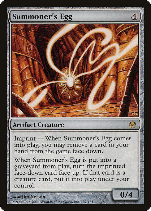 Fifth Dawn - 157 - Summoner's Egg - Rare - C - Non-foil (Front)