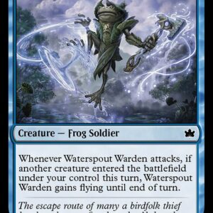 Bloomburrow - 80 - Waterspout Warden - Common - U - Foil (Front)