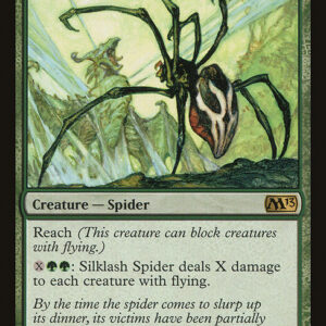 Magic 2013 - 191 - Silklash Spider - Rare - G - Non-foil (Front)